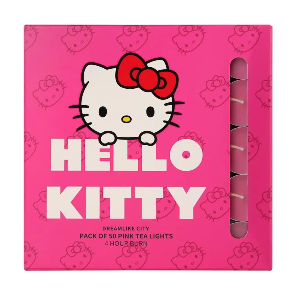 Hello Kitty Pink Scented Tealights - Pack of 50 £10.34